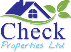 Check Properties Logo. Property cleaning, inventories and maintenance, Ashford, Kent